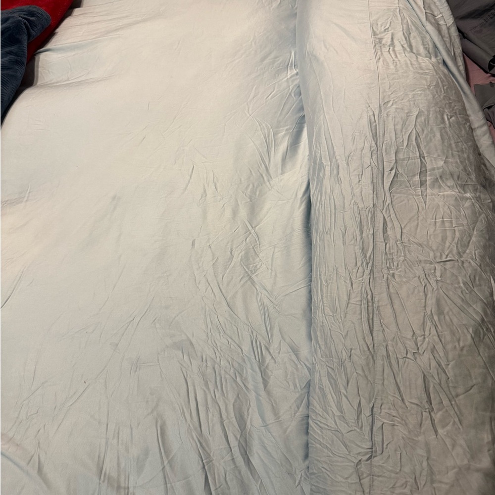 Blue Duvet Cover with Soft Texture and Breathable Material